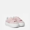 La Greca Suede Platform Sneakers