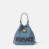 La Medusa Denim-Beuteltasche