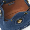 La Medusa Denim-Beuteltasche