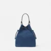 La Medusa Denim-Beuteltasche