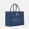 La Medusa Große Denim-Tasche