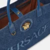 La Medusa Große Denim-Tasche
