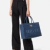 La Medusa Große Denim-Tasche