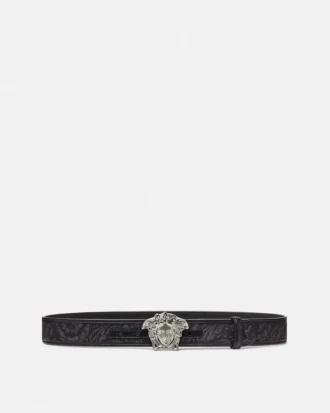 La Medusa Jacquard-Canvasgürtel 4 cm