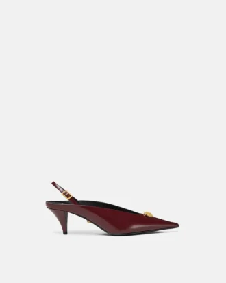 La Medusa Leder-Slingbacks 55 mm