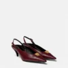 La Medusa Leder-Slingbacks 55 mm