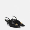La Medusa Leder-Slingbacks 55 mm