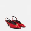 La Medusa Leder-Slingbacks 55 mm