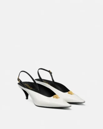 La Medusa Leder-Slingbacks 55 mm