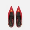 La Medusa Leder-Slingbacks 55 mm
