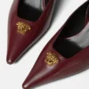 La Medusa Leder-Slingbacks 55 mm