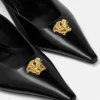La Medusa Leder-Slingbacks 55 mm