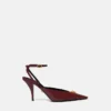 La Medusa Leder-Slingbacks 85 mm