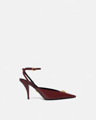 La Medusa Leder-Slingbacks 85 mm