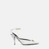 La Medusa Leder-Slingbacks 85 mm