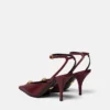 La Medusa Leder-Slingbacks 85 mm
