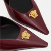 La Medusa Leder-Slingbacks 85 mm