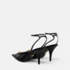 La Medusa Leder-Slingbacks 85 mm