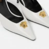 La Medusa Leder-Slingbacks 85 mm