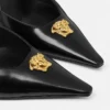 La Medusa Leder-Slingbacks 85 mm