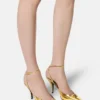 La Medusa Metallic-Slingback-Pumps 85 mm