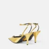 La Medusa Metallic-Slingback-Pumps 85 mm