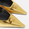 La Medusa Metallic-Slingback-Pumps 85 mm