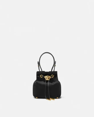 La Medusa Satin Mini-Beuteltasche
