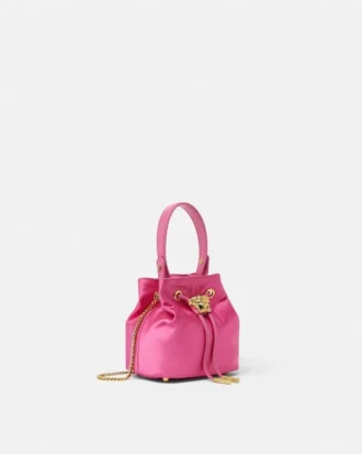 La Medusa Satin Mini-Beuteltasche