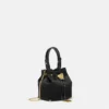 La Medusa Satin Mini-Beuteltasche