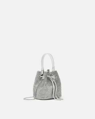 La Medusa verzierte Mini-Beuteltasche aus Satin