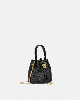La Medusa verzierte Mini-Beuteltasche aus Satin