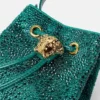 La Medusa verzierte Mini-Beuteltasche aus Satin