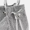 La Medusa verzierte Mini-Beuteltasche aus Satin
