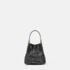 La Medusa verzierte Mini-Beuteltasche aus Satin