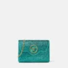 La Medusa verzierte Satin-Clutch