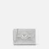 La Medusa verzierte Satin-Clutch