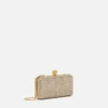 La Medusa verzierte Satin-Clutch