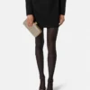 La Medusa verzierte Satin-Clutch