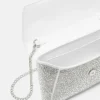 La Medusa verzierte Satin-Clutch
