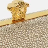 La Medusa verzierte Satin-Clutch