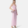 La Medusa verzierte Satin-Minitasche