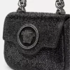 La Medusa verzierte Satin-Minitasche