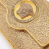 La Medusa verzierte Satin-Minitasche