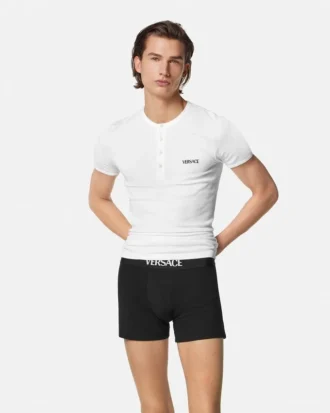 Lange Boxershorts aus Baumwolljersey