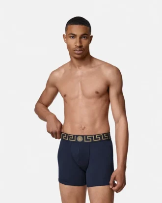 Lange Boxershorts aus Baumwolljersey