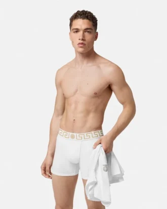 Lange Boxershorts aus Baumwolljersey