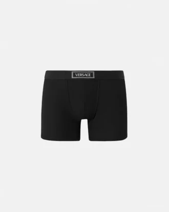 Lange Boxershorts aus Baumwollripp