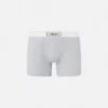 Lange Boxershorts aus Baumwollripp