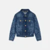 Laser-Denim-Blouson für Kinder